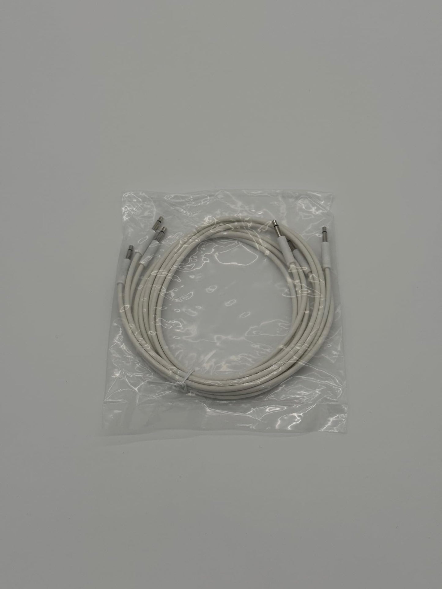 Starving Students Music Supplies Luigi's Modular mPatch Mini Eurorack Patch Cables - White 90 cm (36 in) 3 Pack