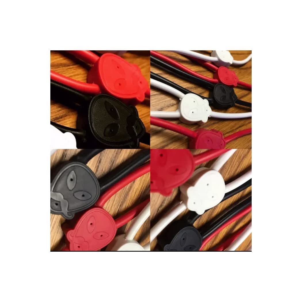 Luigi's Modular Doppio 3.5 mm Splitter Patch Cables 15cm x 15cm - 2 Pack (White) - for Eurorack Modular Synthesizer