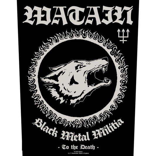 Watain - Black Metal Militia Backpatch