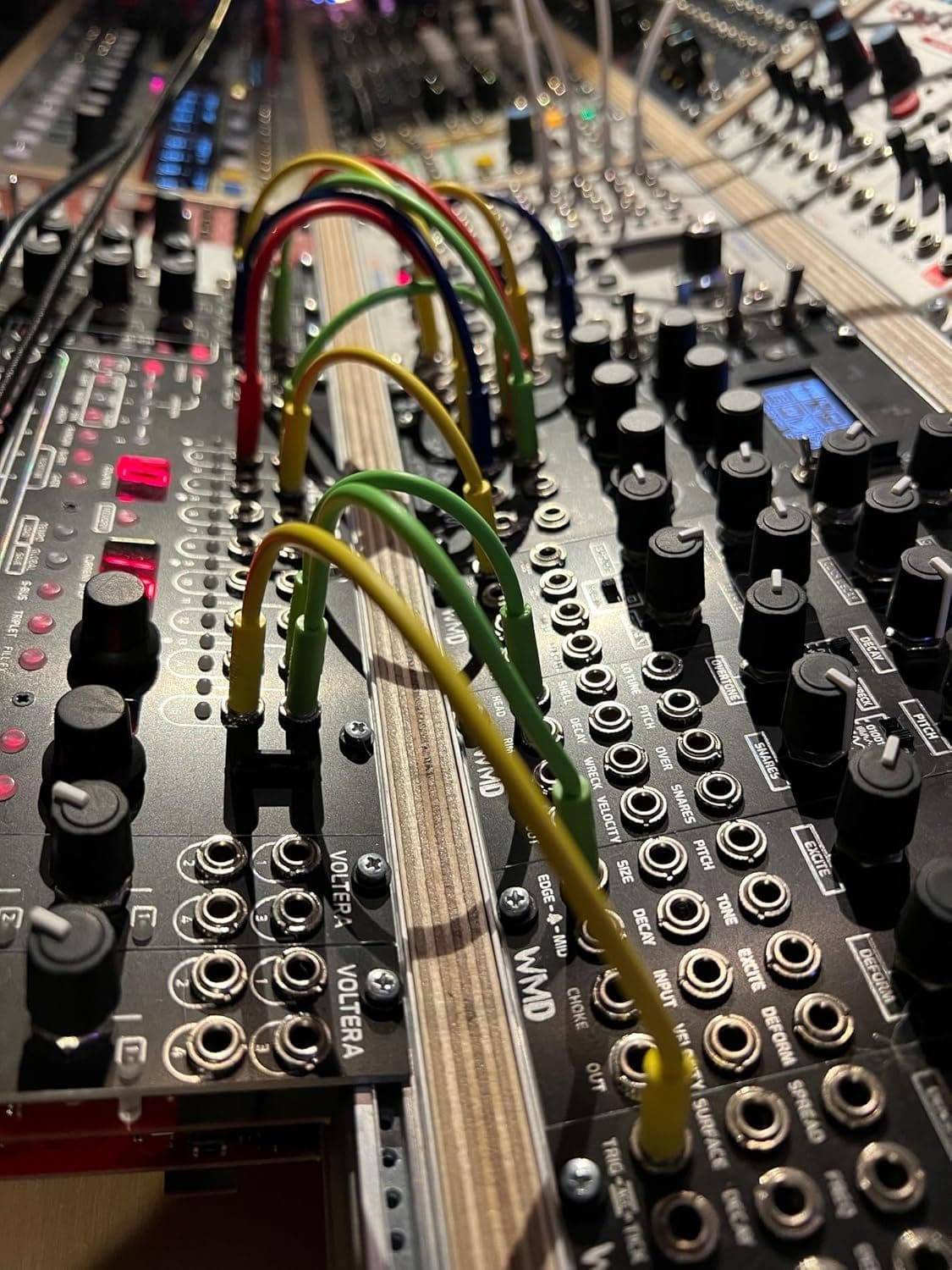 Luigi's Modular mPatch Mini Eurorack Patch Cables - Black 45 cm (18 in) 5 Pack