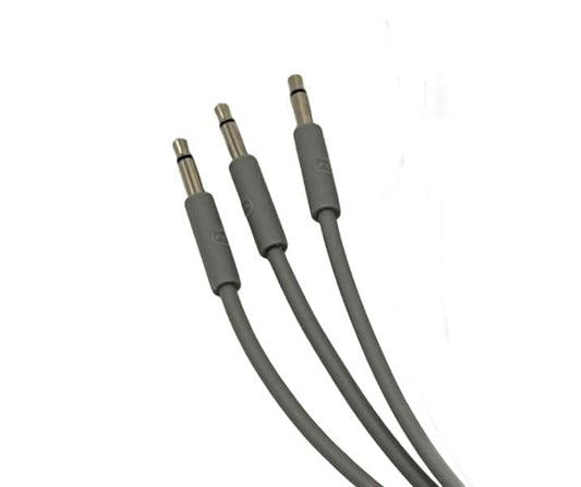 Luigi's Modular mPatch Mini Eurorack Patch Cables - Black 90 cm (36 in) 3 Pack