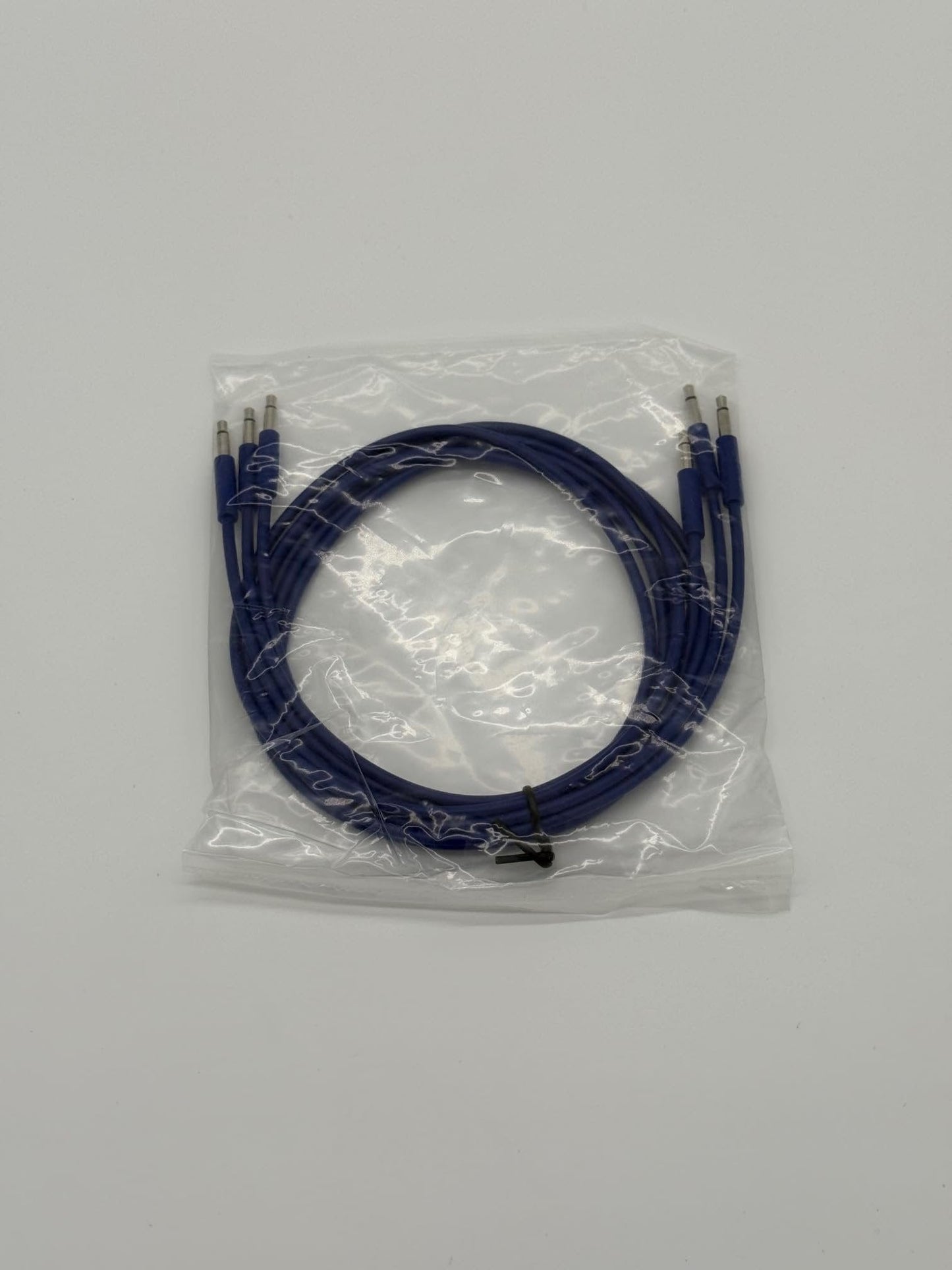 Starving Students Music Supplies Luigi's Modular mPatch Mini Eurorack Patch Cables - Blue 90 cm (36 in) 3 Pack