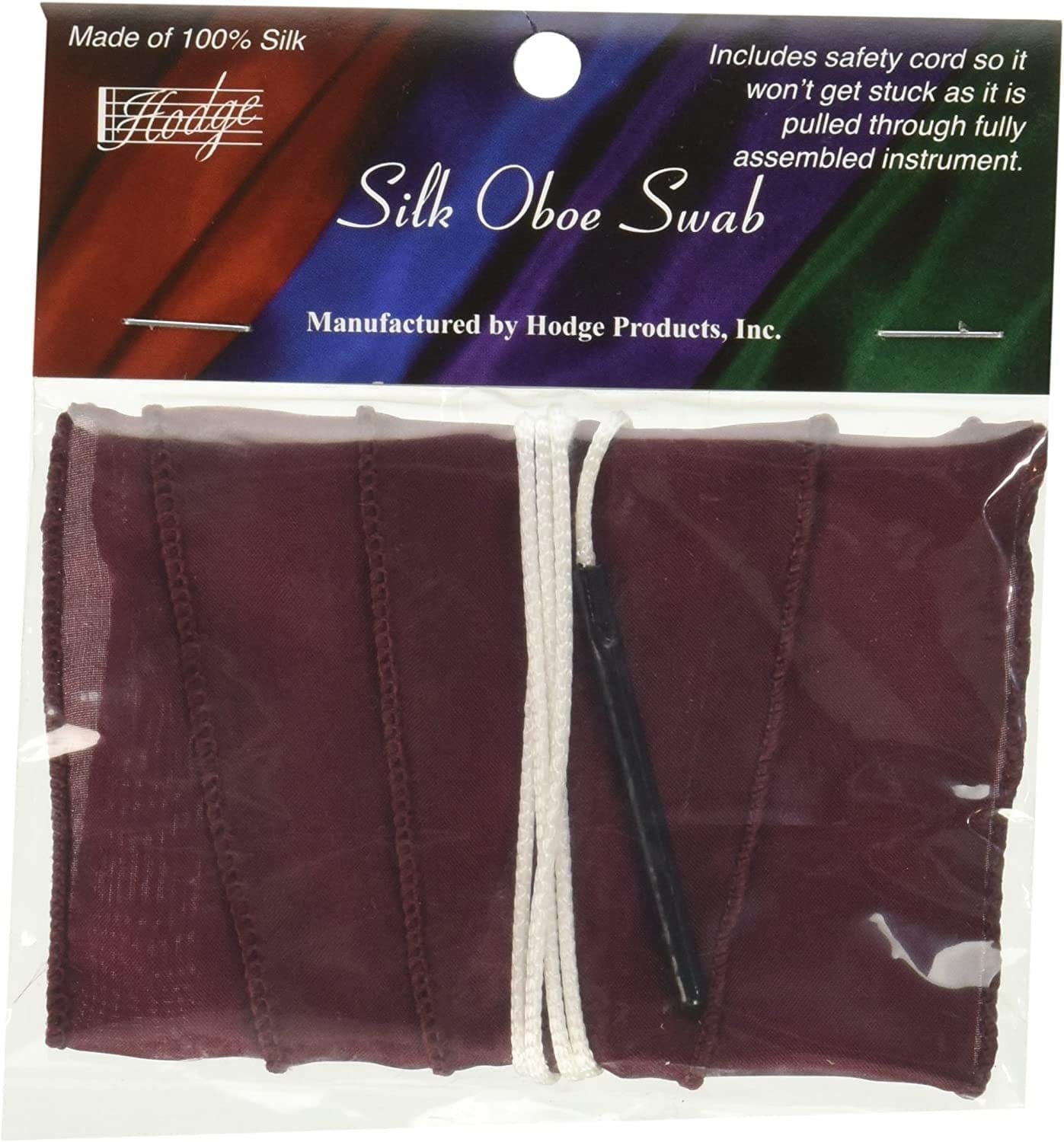 Hodge Silk Oboe Swab - Burgundy