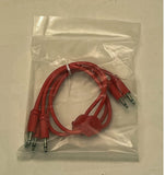 Luigi's Modular Doppio 3.5 mm Splitter Patch Cables 15cm x 15cm - 2 Pack (Red) - for Eurorack Modular Synthesizer