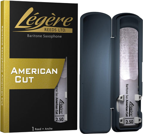 Légère Reeds Premium Synthetic Woodwind Reed, Baritone Saxophone, American Cut