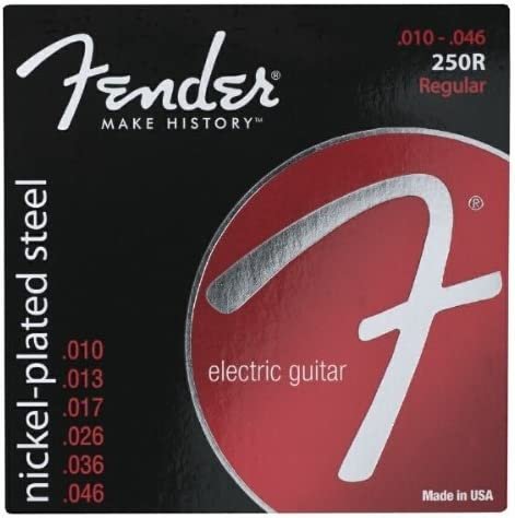Fender Super Nickel Plated 250r Regular 10-46 Strings | 3 Packets