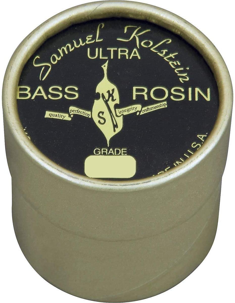 Kolstein Ultra Formulation Supreme Bass Rosin Hard KR-013 Low Powdering and Smooth, Easy Bowing Rosins, Resin