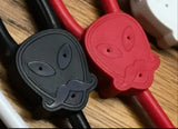 Luigi's Modular Doppio 3.5 mm Splitter Patch Cables 15cm x 30cm - 2 Pack (Red) - for Eurorack Modular Synthesizer