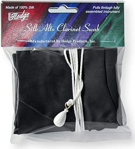 Hodge Silk Alto Clarinet Swab - Black