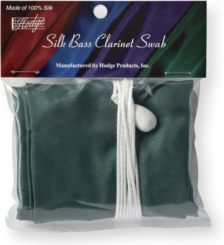 Hodge Silk Bass Clarinet Swab - Green