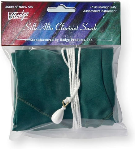 Hodge Silk Alto Clarinet Swab - Green