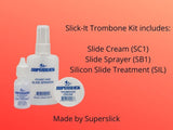Starving Students Music Supplies SlicKit Trombone Care Kit & Vinyl Trombone Mouthpiece Pouch