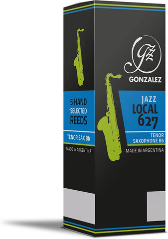 Gonzalez Local 627 Tenor Saxophone Reeds Box of 5 Strength 2.5