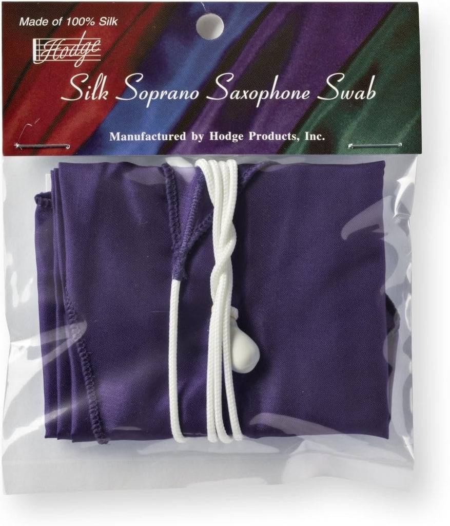 Hodge Silk Soprano Saxophone Swab - Purple