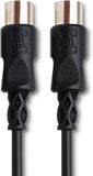 Hosa MID-320BK 5-Pin DIN to 5-Pin DIN MIDI Cable, 20 Feet