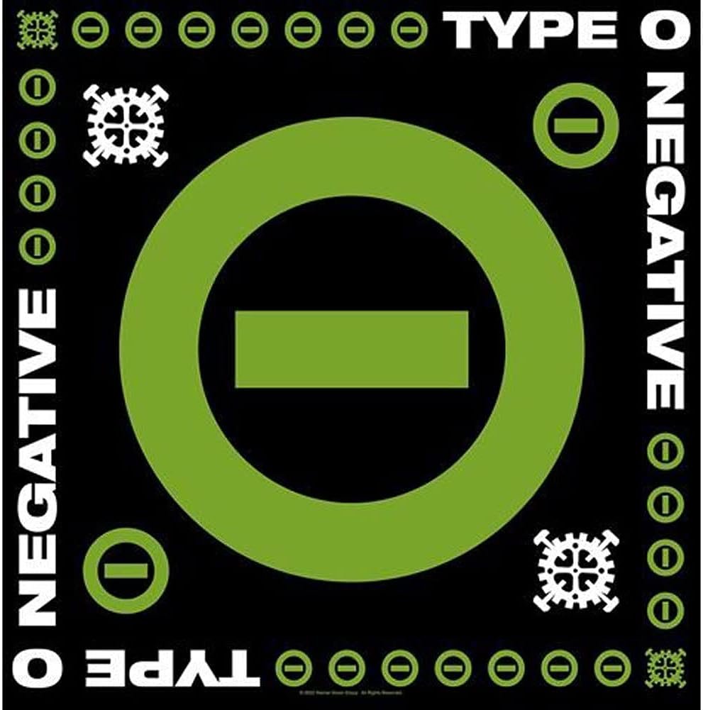 Type O Negative Negative Symbol Bandana Black