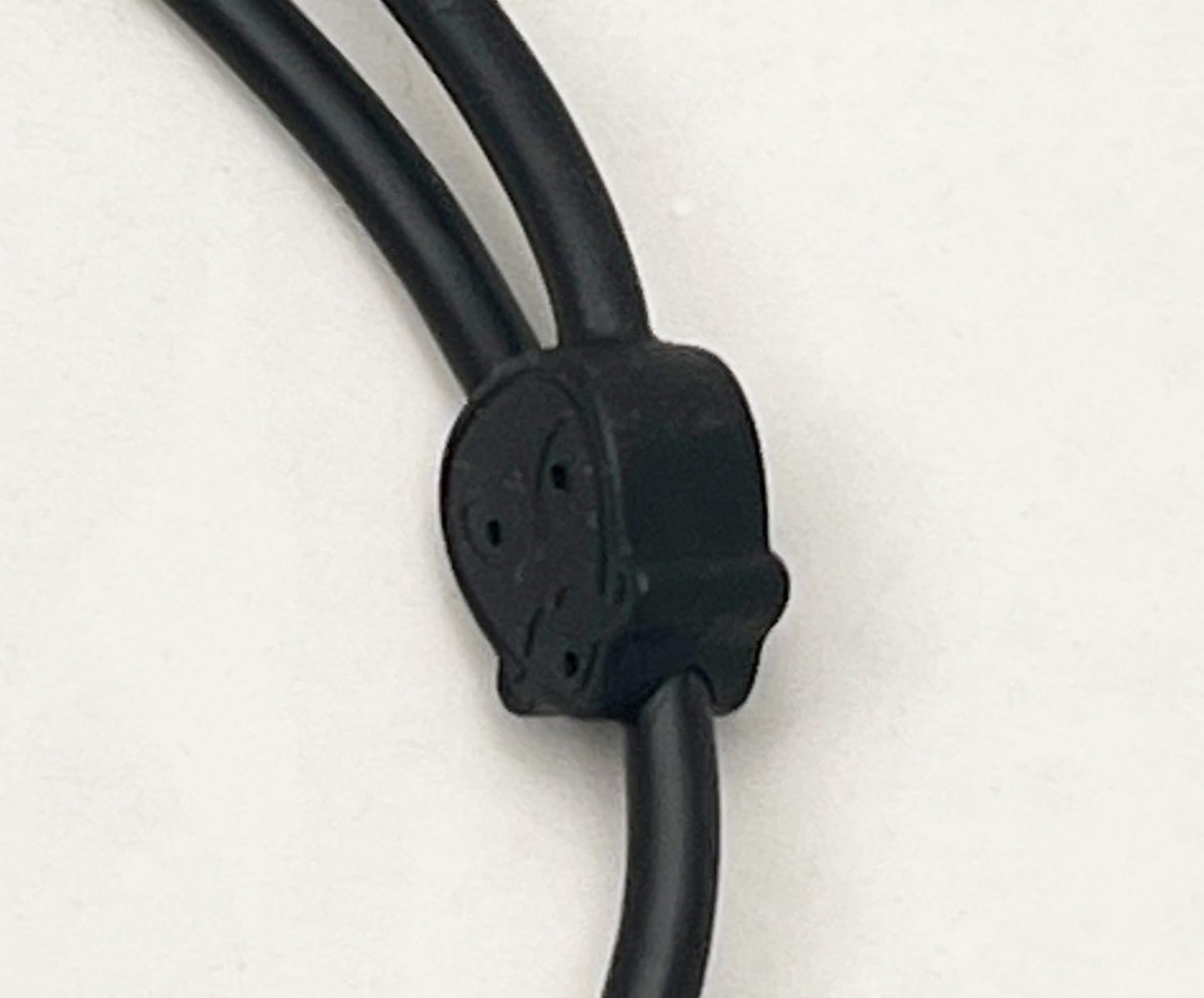 Starving Students Music Supplies Luigi's Modular M-Doppio Mini Y Right Angled Splitter Patch Cables 15cm x 30cm - 2 Pack (Black) - 3.5mm Splitter for Eurorack Modular Synthesizer