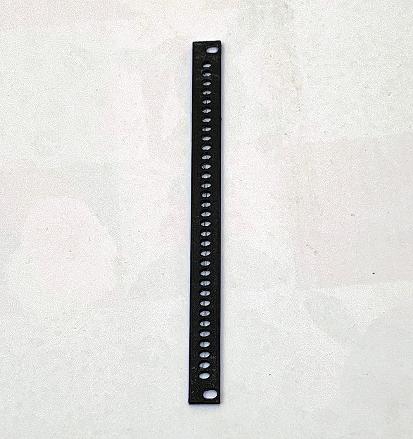 SSMS Eurorack 2HP Vent Panel Holes - Black